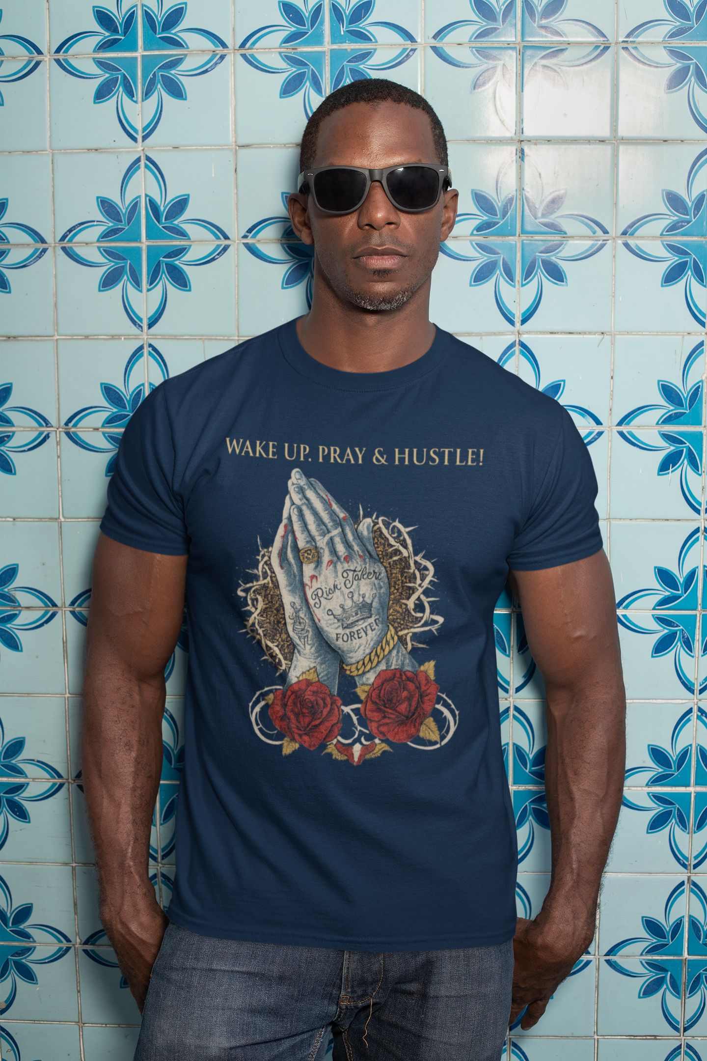 Wake Up Pray Hustle Tee