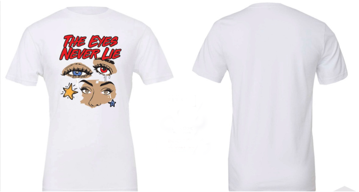 The Eyes Never Lie White Tee