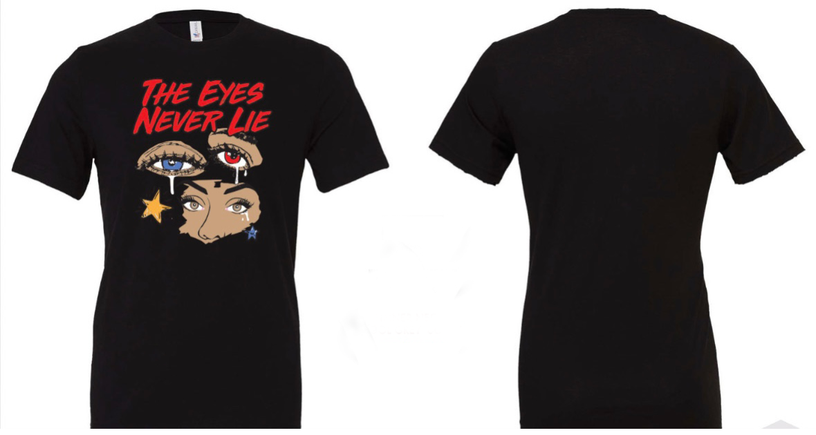 The Eyes Never Lie Black Tee