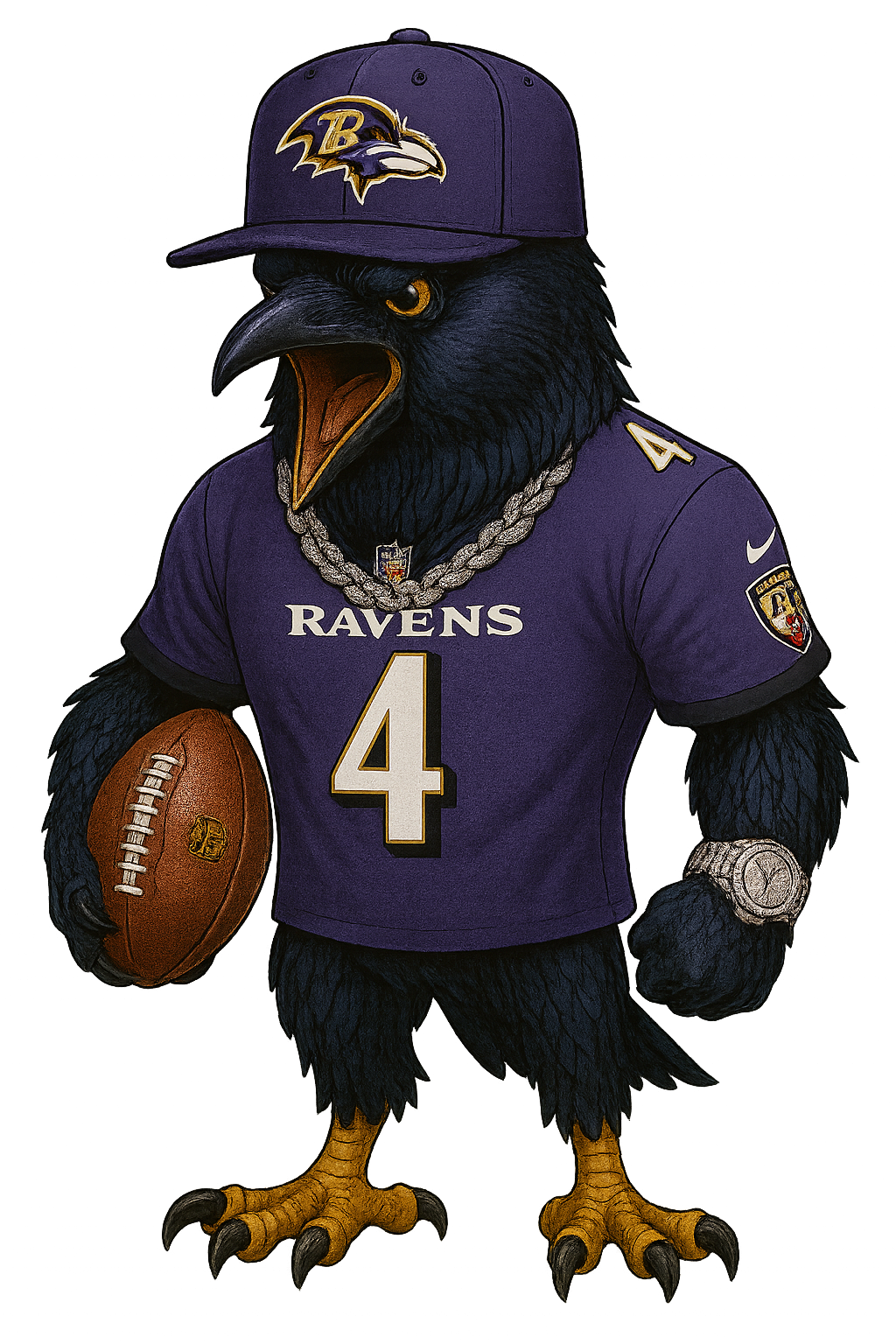 Baltimore Character  Raven Sweatshirt