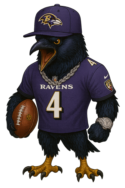 Baltimore Character  Raven Sweatshirt