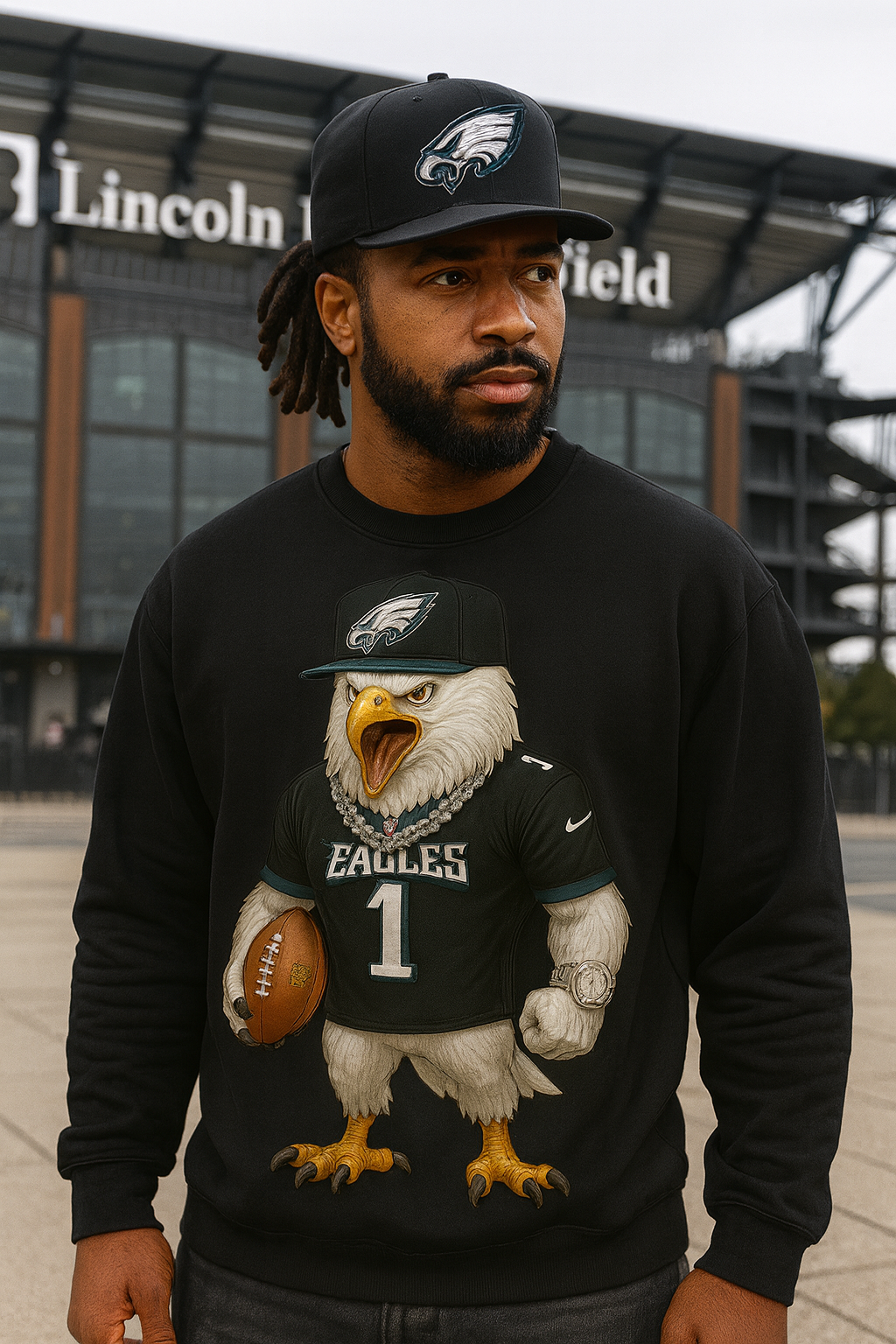 Philadelphia Character  Eagle Sweatshirt