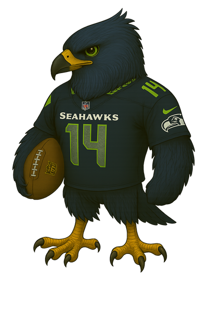 Seattle Character Seahawk Sweatshirt