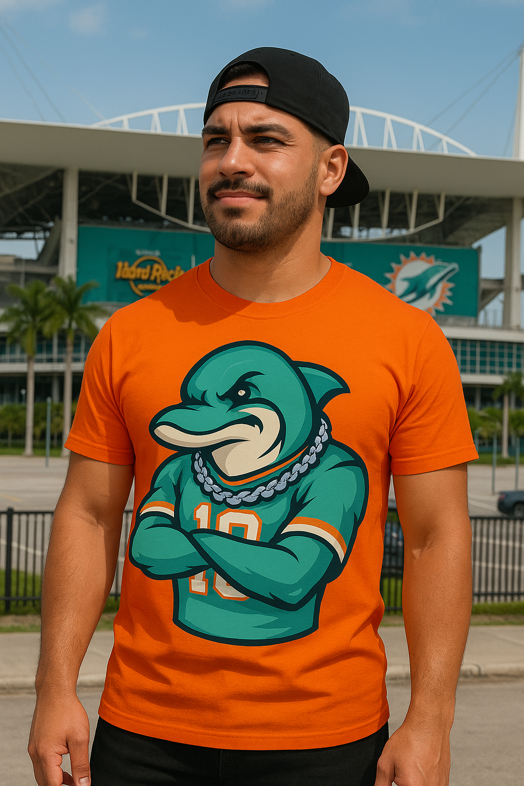 Miami Character  Dolphin T-shirt