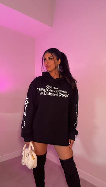 Honest Conversations Cozy Cropped Hoodie