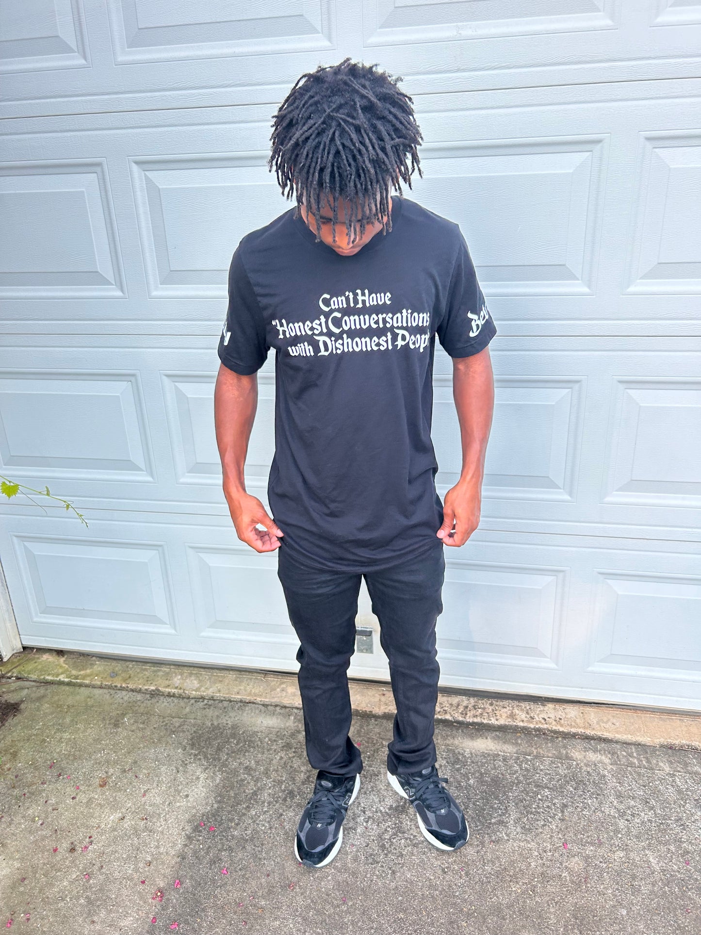 Honest Conversations Black Tee