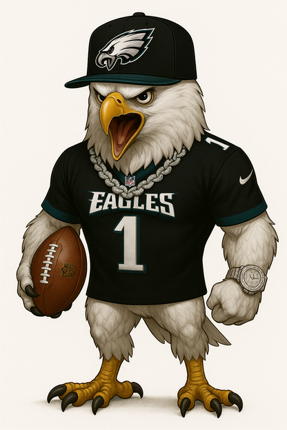 Philadelphia Character  Eagle T-shirt